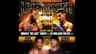 RDR Promotions Press Conference Featuring Donald Smith vs William Foster III