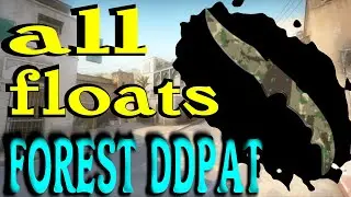 ★ CS2 Falchion Knife | Forest DDPAT all floats Knife In-Game