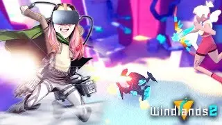 FLYING BOW AND ARROW ACTION! - Windlands 2 VR Co-Op Gameplay (Oculus Rift)