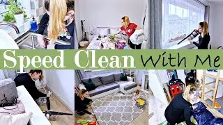 NEW SPRING SPEED CLEANING WITH ME / Cleaning Motivation 2023 UK