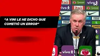 Ancelotti antes de Brasil: &laquo;Vin&iacute;cius entendi&oacute; su error; ya est&aacute; listo&raquo;