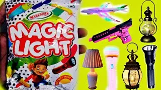 Magic light snacks With free gifts inside🤩Magic light me mile Light wale Toys😇Genuine Review inHindi