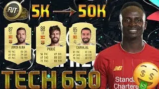 🔴FIFA 20: ACHAT REVENTE PETIT BUDGET TECH 650 !!!