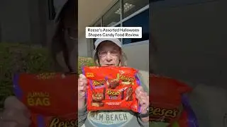 Fresh Reese&rsquo;s or grainy? Reese&rsquo;s assorted shapes Halloween candy review #candyreview #halloween2025
