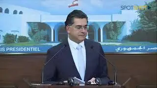 مقررات مجلس الوزراء يتلوها وزير الاعلام بول مرقص من قصر بعبدا