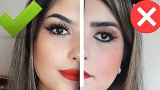 اخطاء المكياج تجعلك بشعة واكبر سنا !! الاخطاء ❌ مع التصحيح ✅