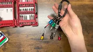 6 Piece Keychain Bits Holder Set (Quick Release)