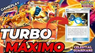 Charizard ex + Infernape ex causa dano MUITO rápido! | Gameplay Pokémon TCG Pocket