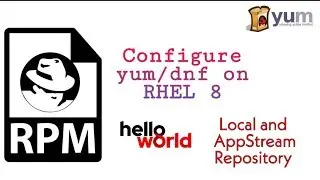 Configure dnf/yum local or AppStream Repository on RHEL 8