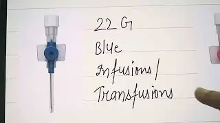 IV cannula size , color and uses - Quick and easy guide 