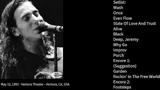 Pearl Jam Live 05-12-1992 - Ventura Theater - Ventura, CA, USA