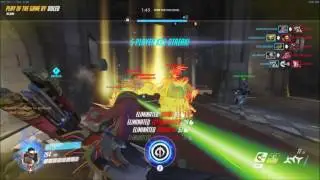 Genji Deflect Zarya Ultimate