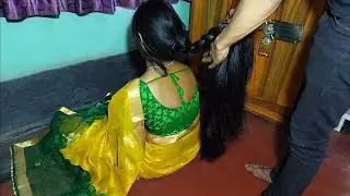 Beautiful Woman Braid Hairstyle Try For Husband | Gorgeous Hairstyle For Black & Sinning Long Hair |