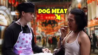 Feeding People Dog Meat In China Town Prank!