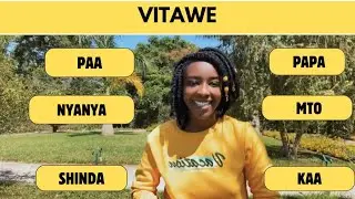 Homonyms: Swahili Words with more than one Meaning (Vitawe)