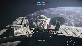 Star Wars Battlefront 2 Starfighter Assault Gameplay (No Commentary)