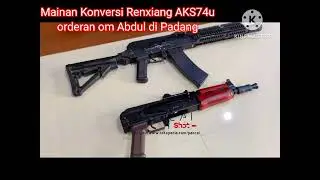 Mainan Konversi AEG Renxiang Aks74u ( blowback aktif ) - orderan om Abdul di Padang