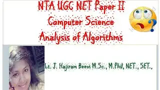 Computer Science NTA UGC NET paper 2|| expected questions analysis of algorithms