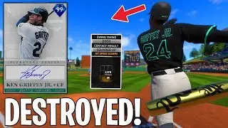 I POWER SWUNG UNTIL 2 STRIKES AND 99 GRIFFEY DID THIS... MLB The Show 19 Battle Royale