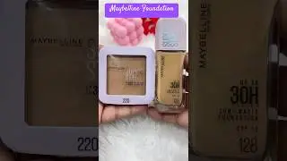 Maybelline Flex Powder Foundation Maybelline Lumi Matte Foundation #maybelline #shorts #foundation