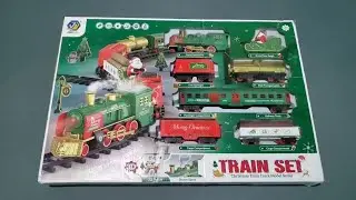 Unboxing Steam TRAIN SET Christmas Train Track Model Series ASMR