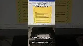 Word Tips & Tricks  (Superior Instititute of Computer Sceinces & Professional Skills)