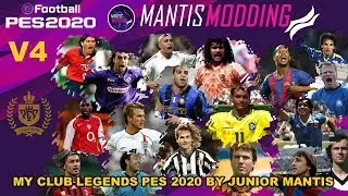 MyClub Legends Offline Mode eFootball PES 2020 PS4 V4 DataPack 4.0 || By Junior Mantis