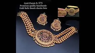 one gram gold chokers online | one gram gold choker necklace | matte choker necklace with price