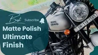 Bullet Classic 350 Mattel Gray | Matte Polish For Bike | Mattel Polish For Bullet | #RidingLifeWaves