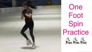 One Foot Spin Practice | Auski | 21 Sep 2018