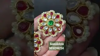 #earings #jwellerycollection #unique #ruby #bangles #diamond #kundan #ladies #wear