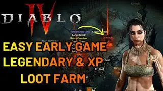Легкий фарм легендарной добычи в Diablo 4 на ранних этапах игры &mdash; быстрая и лёгкая добыча &mdash; работ...