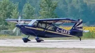 American Champion 8KCAB Super Decathlon Landing