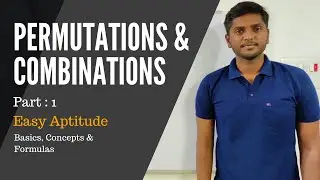 Permutations & Combinations Part- 1 | Explanation, concepts, basics, formulas | By- Jayesh Bhaware