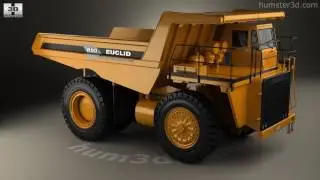 Euclid R90 Dump Truck 2004 3D model by 3DModels.org