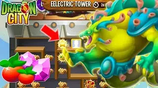 Get The New Legendary ELECTRIFYING DRAGON on The Top Of the Tower | Dragon City