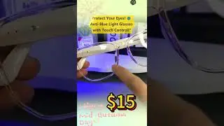 Smart Glasses with Touch Control & Blue Light Protection #fyp #fypusa