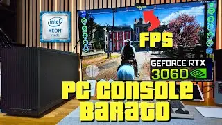 Testei o PC CONSOLE Barato X99 Xeon e RTX 3060 EM 4K com FPS na Tela