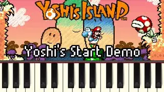 Yoshi's Start Demo - Yoshi's Island [Synthesia]