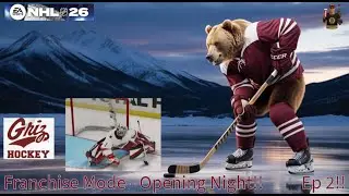 NHL26  - GM Mode 33rd team Expansion - Montana GRIZ Hockey - Ep 2