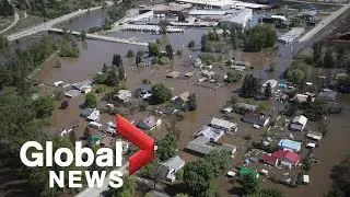 BC floods: Floodgates in Abbotsford partially open, water breaching Sumas River dike decreases |FULL