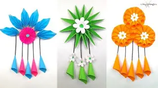 3 Beautiful  Paper Wall Hanging | Paper Craft For Home Decoration | Easy Wall Hanging | Wall Decor |