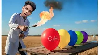 Don't Set Fire To This Gas Balloon! Calcium Carbide Reaction Explained