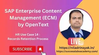 SAP Enterprise Content Management by OpenText  HR Use Case 14_ Records Retention Process