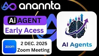 2 Dec. 2025 ANANNTA Zoom Meeting - AI AGENT Early Access Launched 🎉 | Ai auto Trading Bot | MRMINT