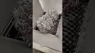 Scrap Aluminium Shredder/Aluminium Chip Shredder#metalshredder #aluminiumshredder