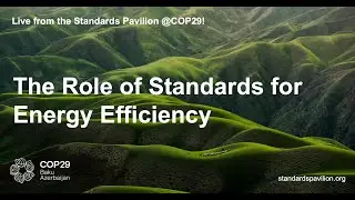 The Role of Standards for Energy Efficiency