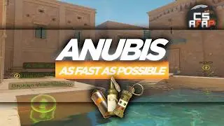 ANUBIS as fast as possible - NEW Season 4 (meta nades, strats, utility) | CS2 afap