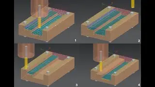 CNC Step Milling | Roughing + Finish Wall + Finish Floor