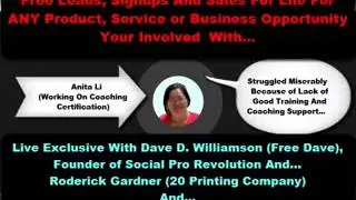 Live DUAL Call - Social Pro Revolution - Featuring Roderick John Gardner & Anita Li...